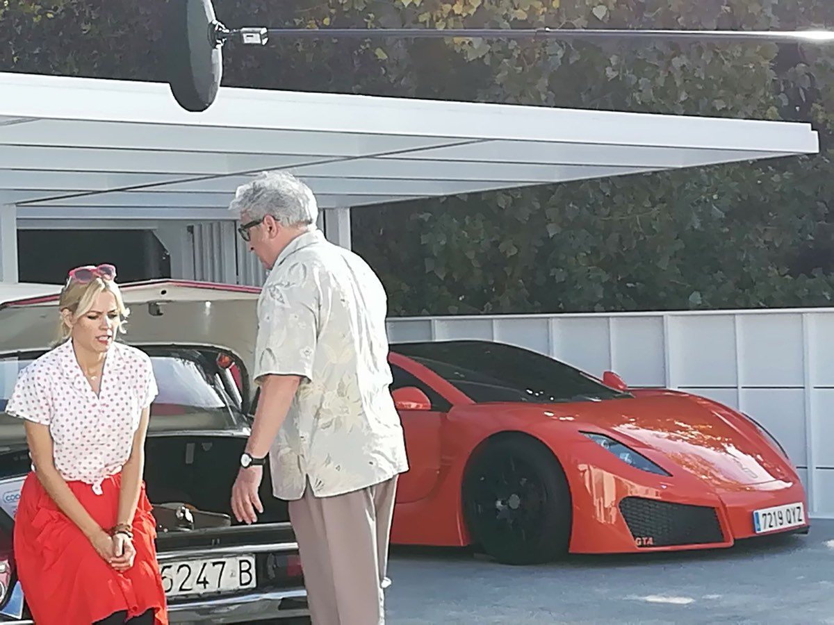 Rodaje de una producción de Hollywood con el GTA Spano